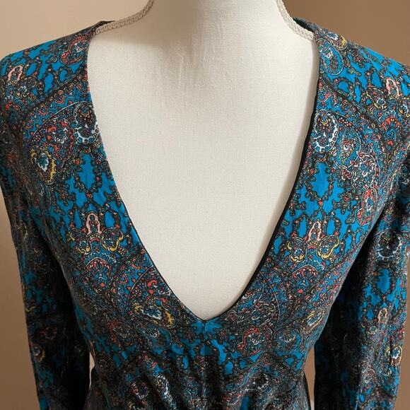 Alice + Olivia Dress Size 8 Paisley - Picture 2 of 10